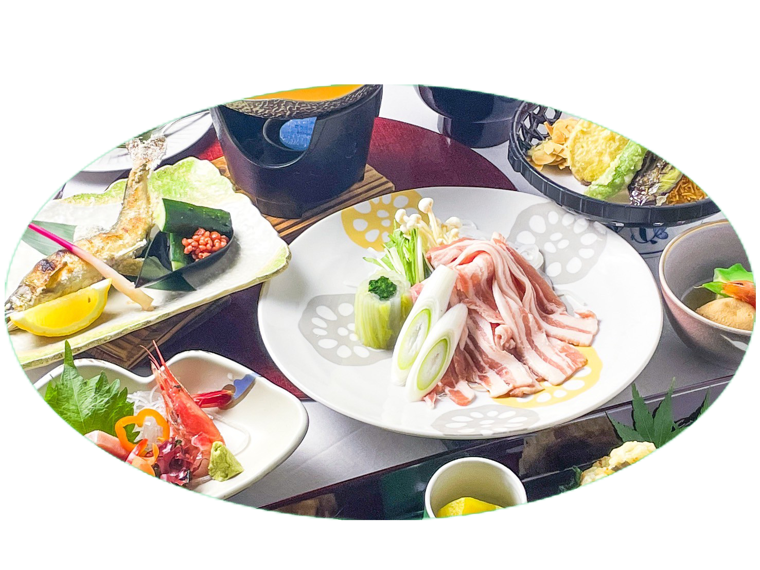 良い宿には、
美味しい料理が並ぶ